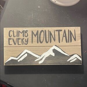 Hobby Lobby Tan and Black Mountain Wall Art